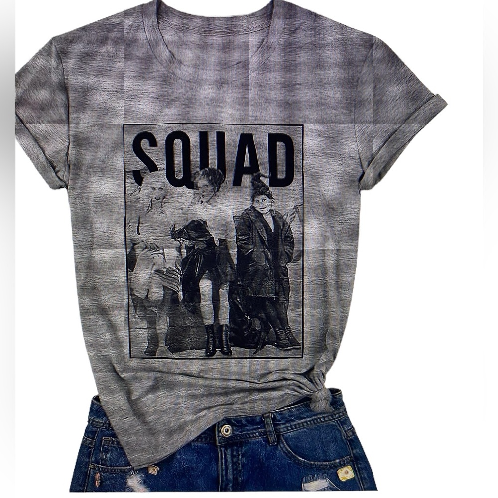 3/$29 Hocus Pocus Squad Women’s Short Sleeve Grey Graphic Tee Size M
